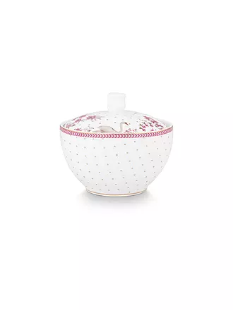 PIP STUDIO | Zuckerdose 300ml JOLIE DOTS Gold/Pink | 